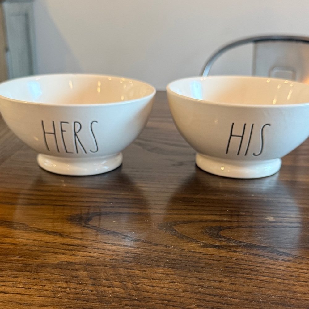 Rae Dunn 'His and Hers' Bowls
